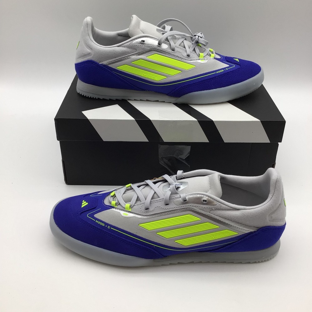 Adidas F50‎ Freestyle Messi Soccer Football Shoes Mens Size 11 Blue Neon JH8830